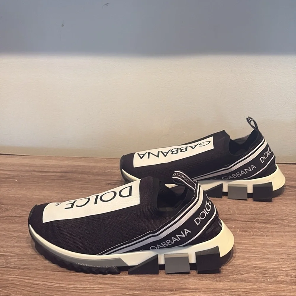 Dolce & Gabbana Sorrento Stretch Mesh Sneakers With Logo - Picture 10 of 13